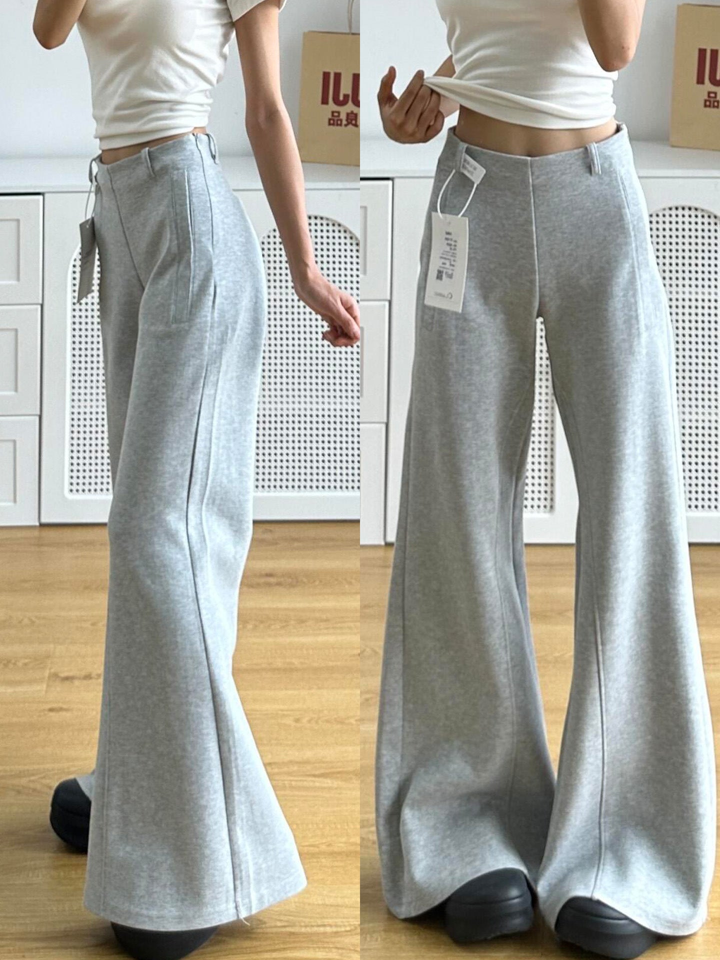 Womens Flared Sports Trousers