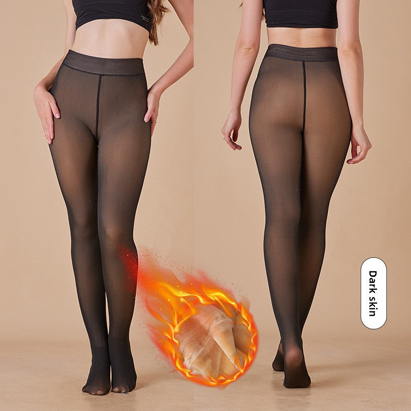 Fleece-Lined High Elastic Leggings