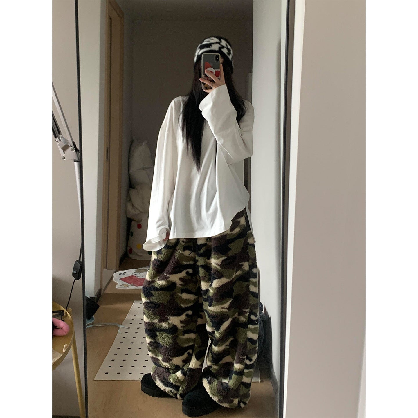 Women's Camouflage Fleece Sleep Pants
