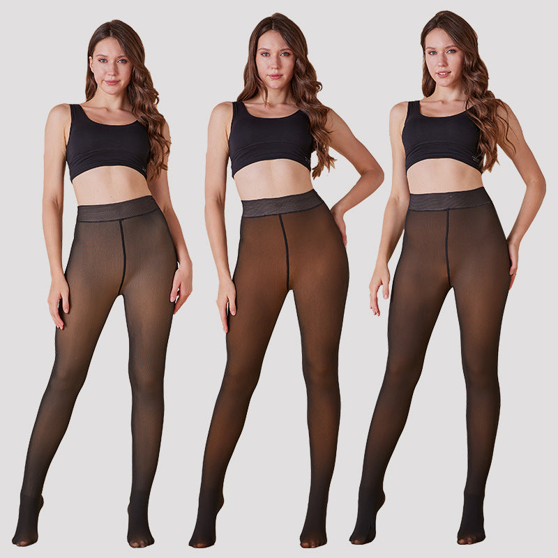 Fleece-Lined High Elastic Leggings