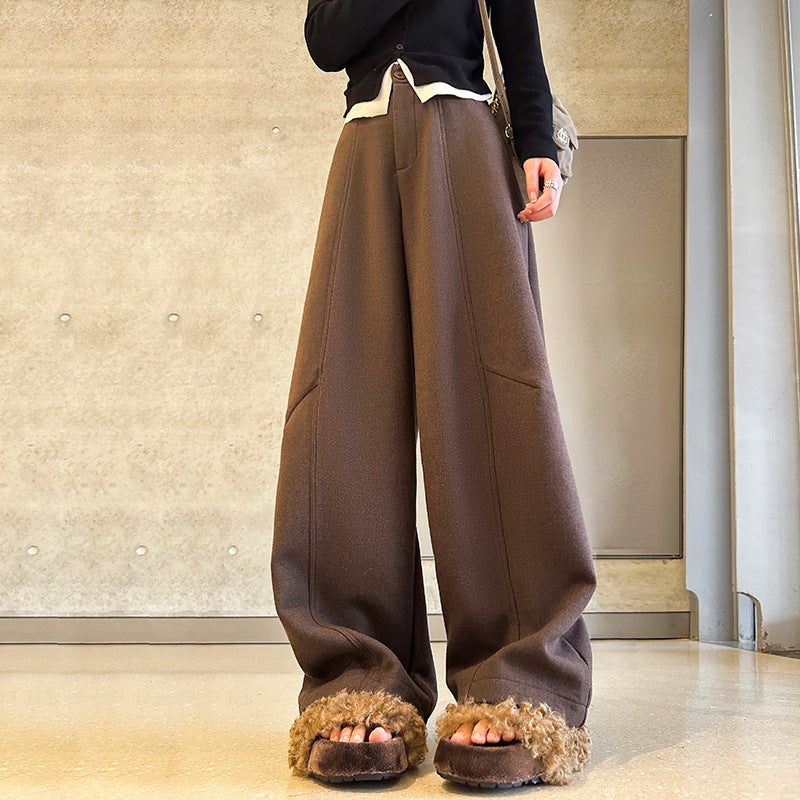 Womens High Waisted Wide Leg Casual Pants