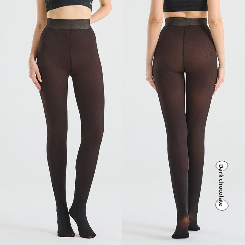 Fleece-Lined High Elastic Leggings