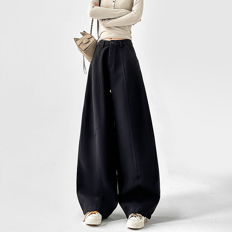 Womens High Waisted Wide Leg Casual Pants