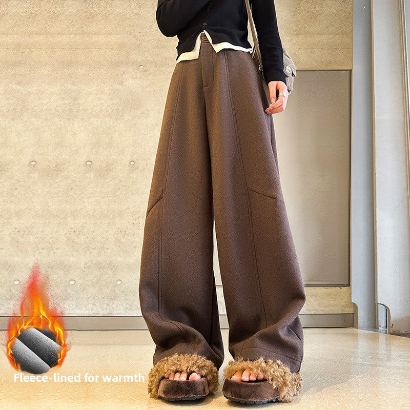 Womens High Waisted Wide Leg Casual Pants
