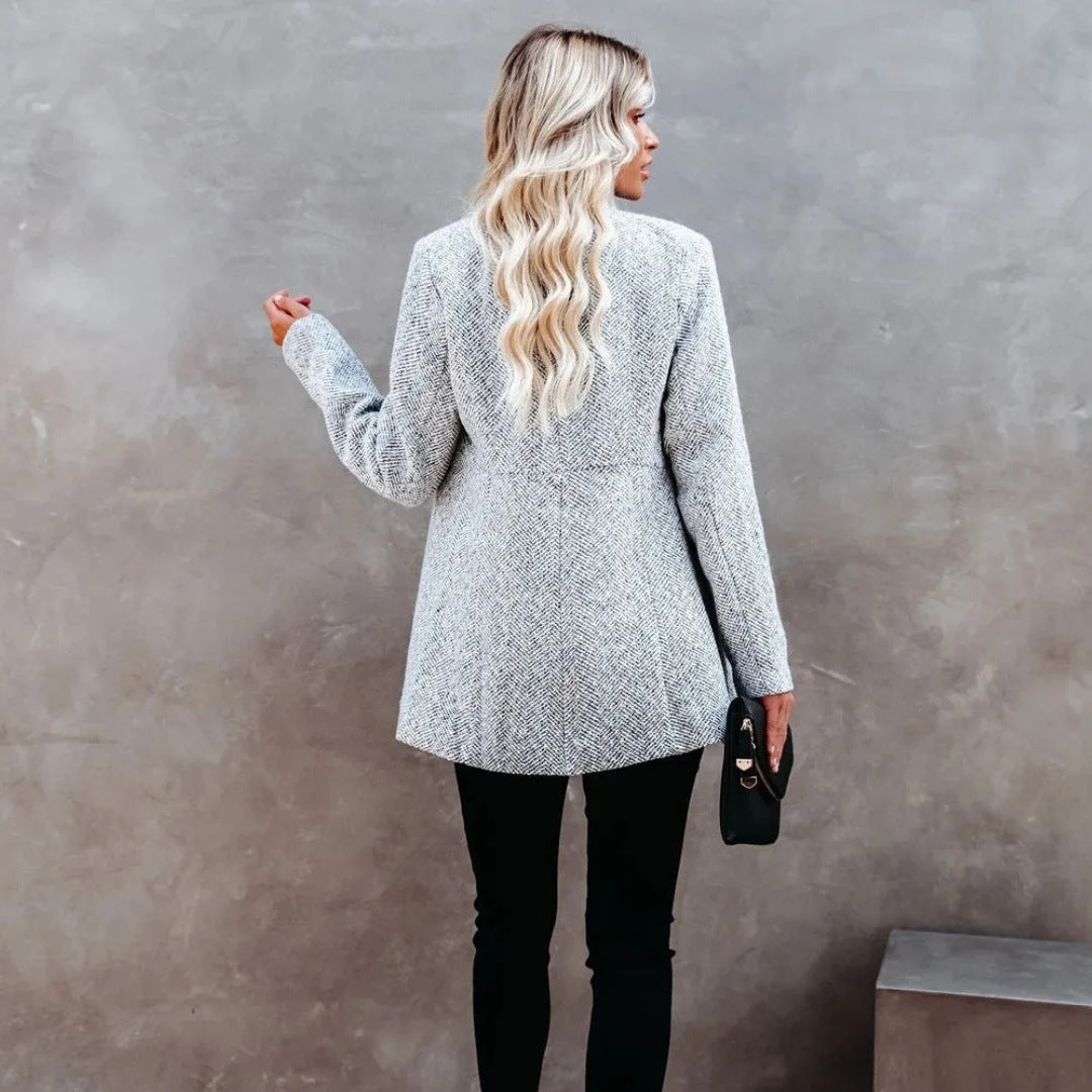 Short Lined Woolen Coat