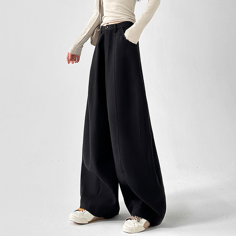 Womens High Waisted Wide Leg Casual Pants