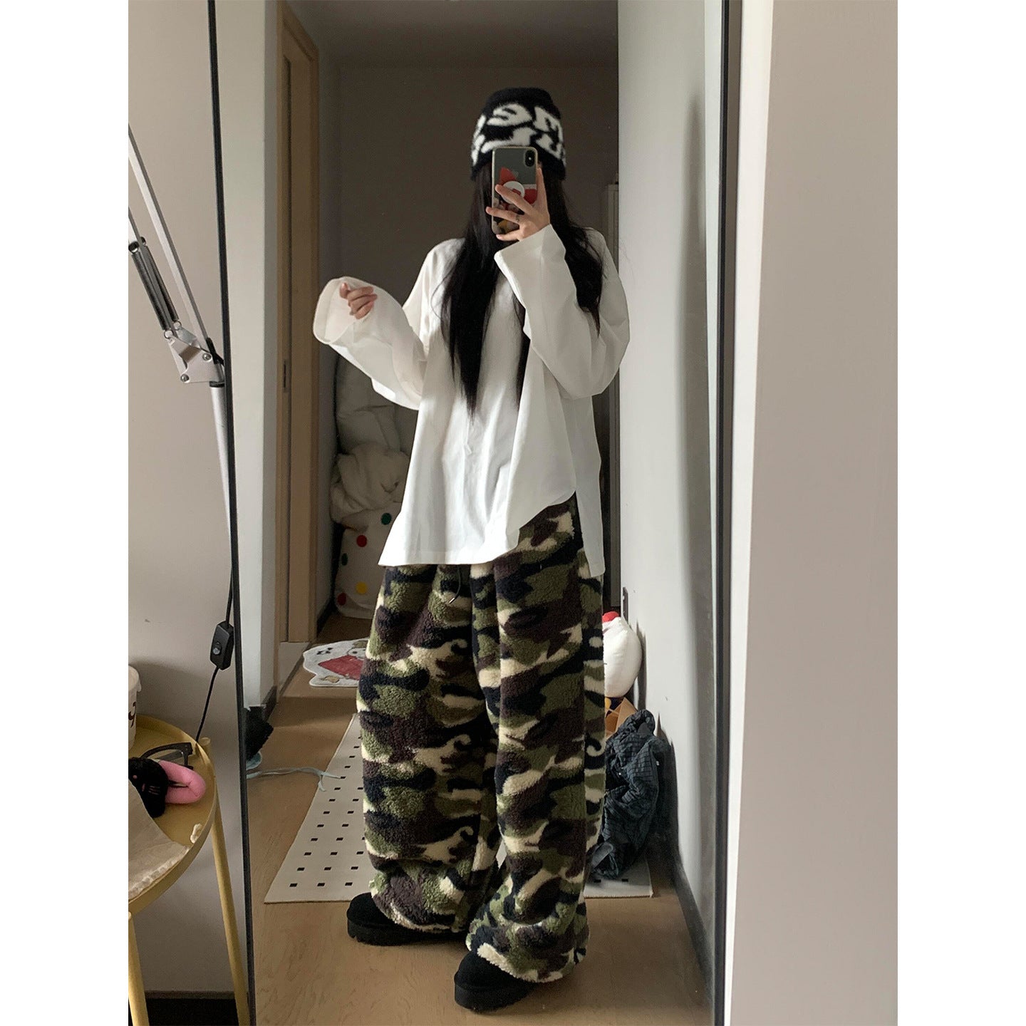 Women's Camouflage Fleece Sleep Pants