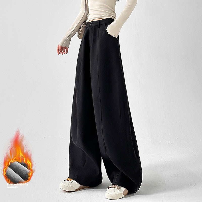 Womens High Waisted Wide Leg Casual Pants