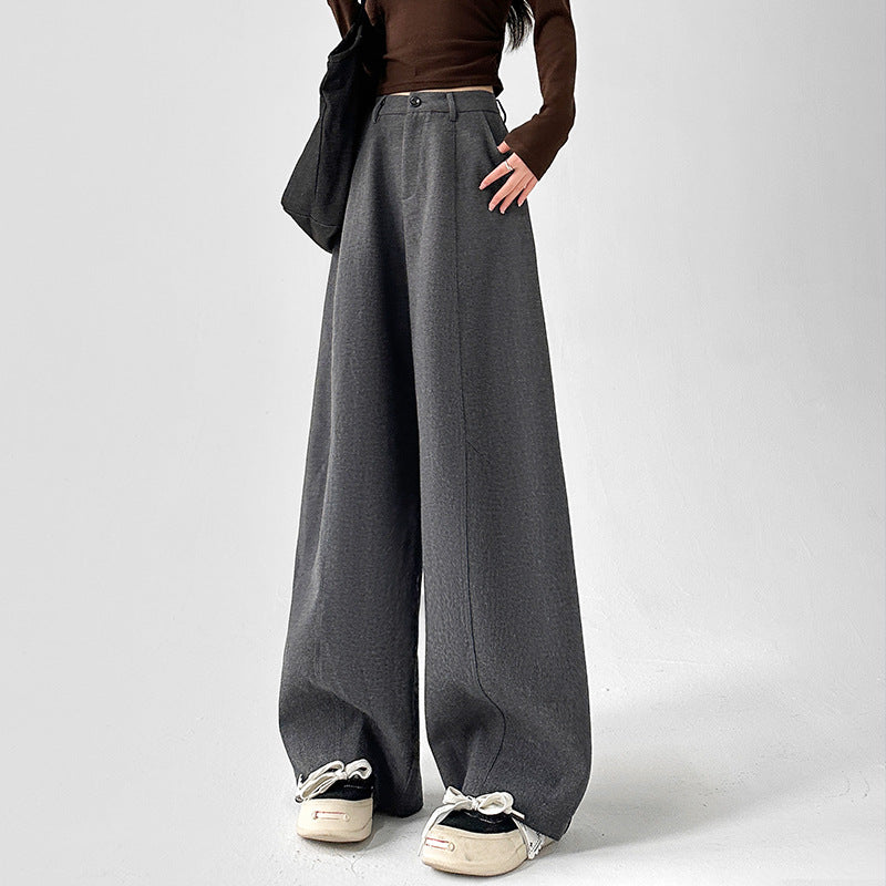Womens High Waisted Wide Leg Casual Pants